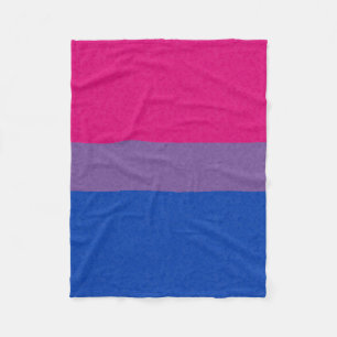 Bisexuell prideflagga fleecefilt