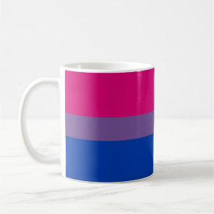 Bisexuell prideflagga kaffemugg
