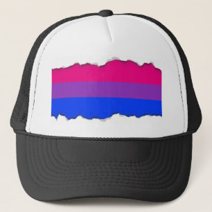Bisexuell prideflagga keps