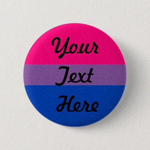 Bisexuell prideflagga knapp