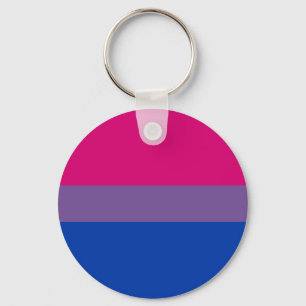 Bisexuell prideflagga nyckelring