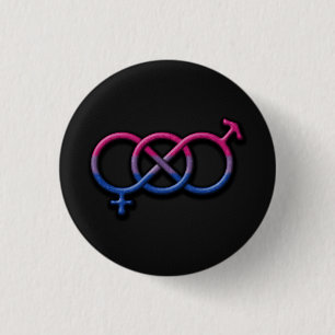 Bisexuell pridegenderfnurra knapp