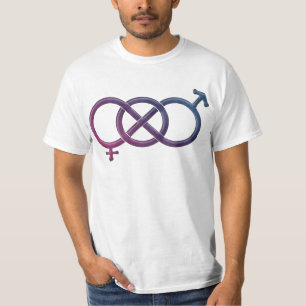 Bisexuell pridegenderfnurra t-shirt