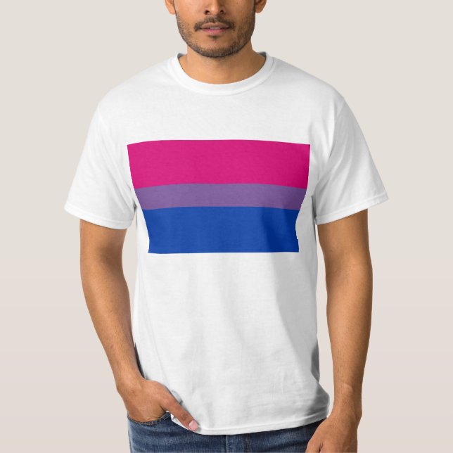 Bisexuell pridet-skjorta tee (Framsida)