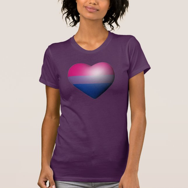 BISEXUELL PRIS HJÄRTA TRÖJA (Framsida)