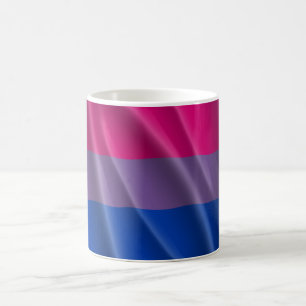 BISEXUELL PRISFLAGGA VÅGIG DESIGN KAFFEMUGG