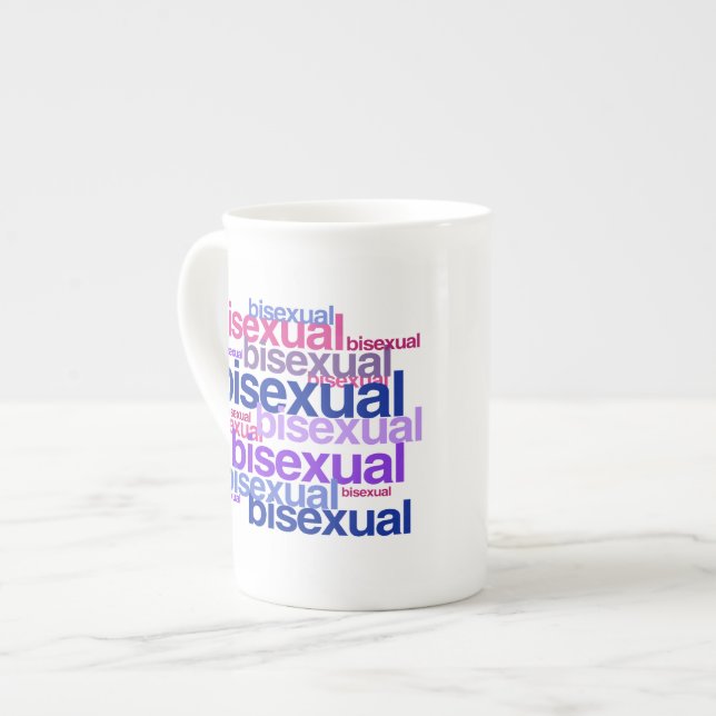 BISEXUELL PRISKLUSTER BENPORSLIN MUGG (Framsida vänster)