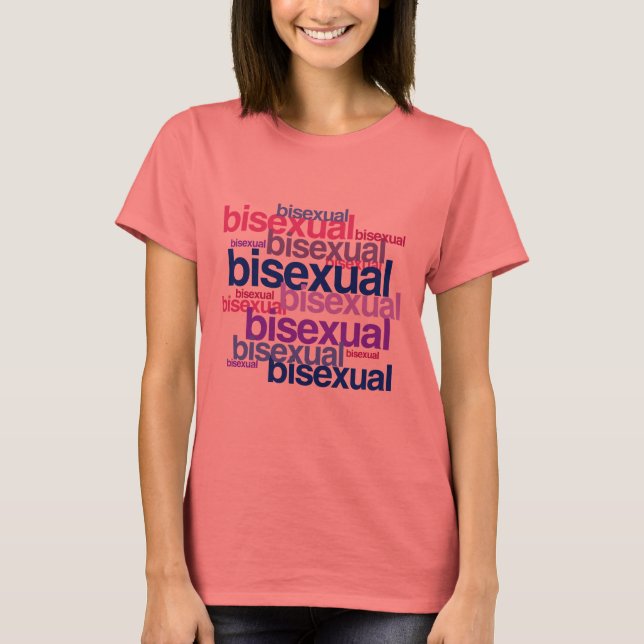 BISEXUELL PRISKLUSTER T-SHIRT (Framsida)