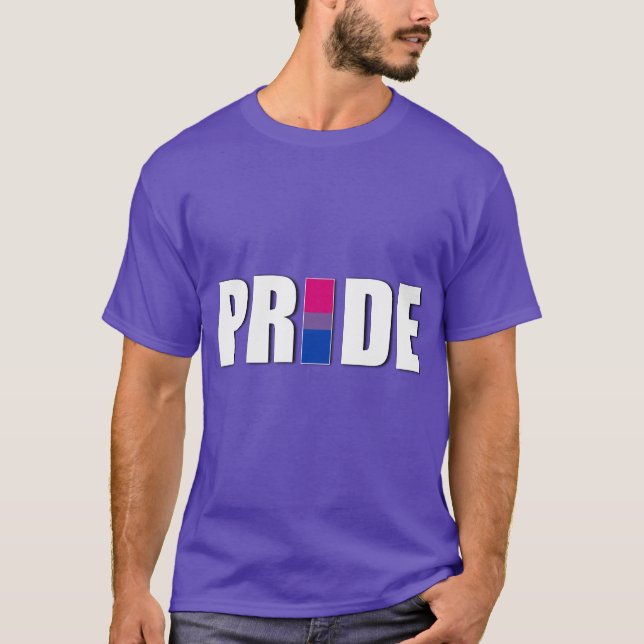 BISEXUELL PRISORDFLAGGA -.png Tee (Framsida)
