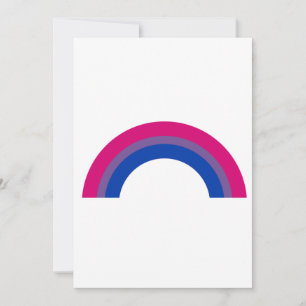 Bisexuell regnbåge julkort