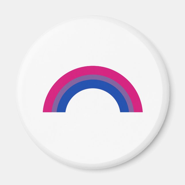 Bisexuell regnbåge magnet (Framsidan)