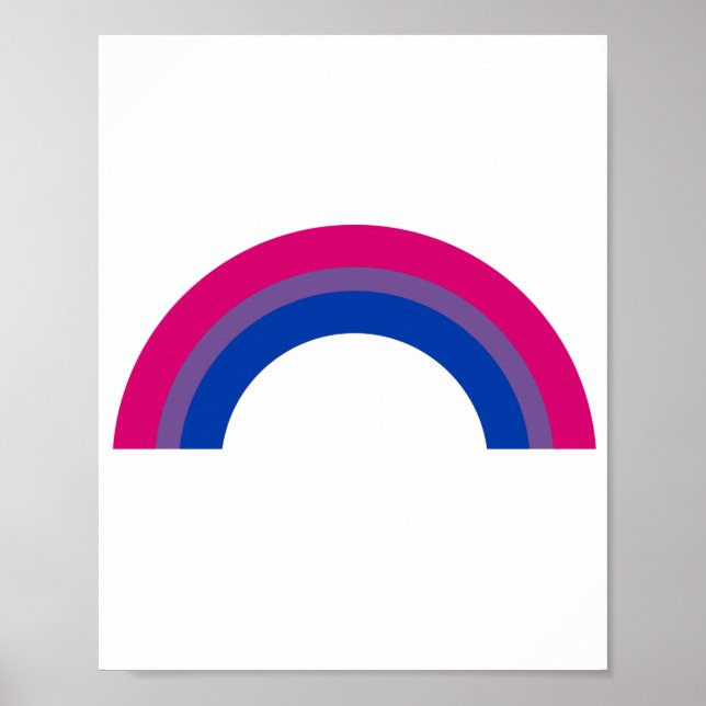 Bisexuell regnbåge poster (Framsidan)