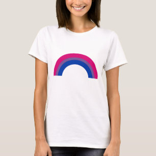 Bisexuell regnbåge t shirt