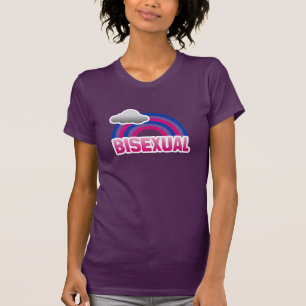 BISEXUELL REGNBÅGE T SHIRT
