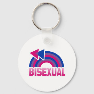 BISEXUELL REGNBÅGEFLAGGA NYCKELRING