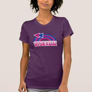 BISEXUELL REGNBÅGSFLAGGA TEE