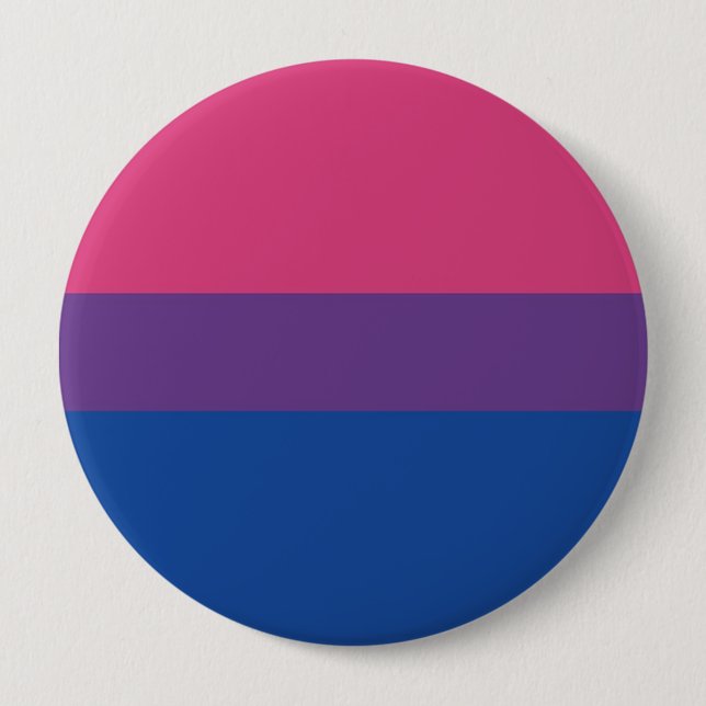 Bisexuell stolighetsflagga randig knapp (Framsida)