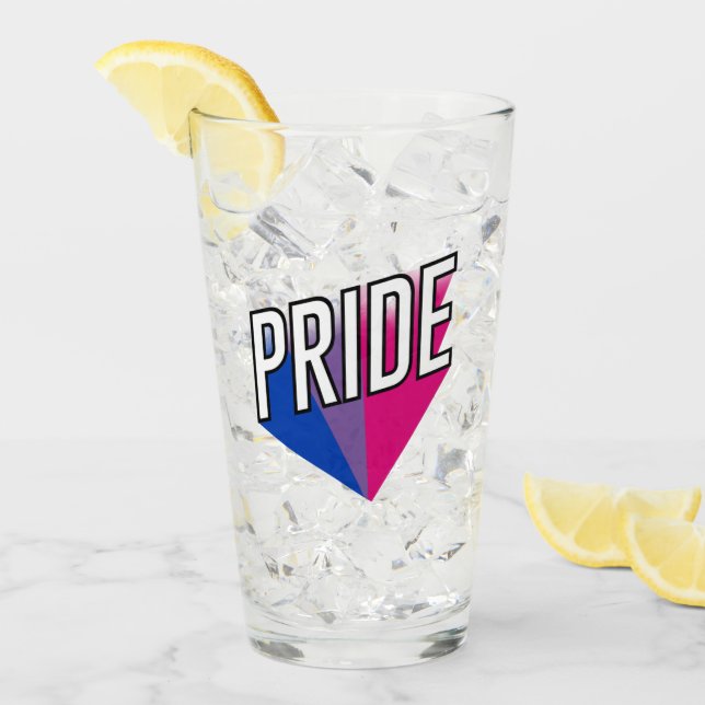 Bisexuell stolthet explosion glaskopp (Framsida Ice)