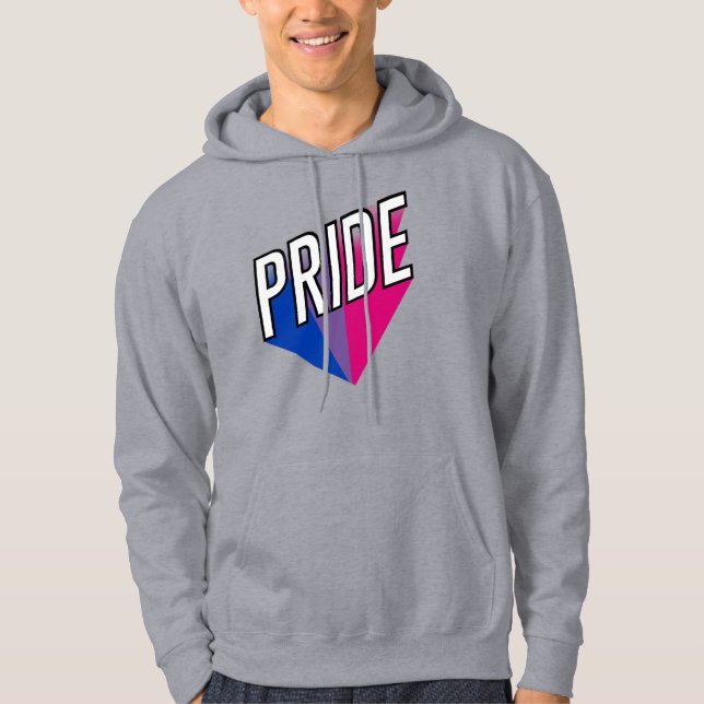 Bisexuell stolthet explosion hoodie (Framsida)