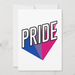 Bisexuell stolthet explosion julkort
