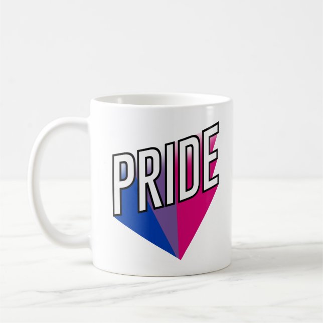 Bisexuell stolthet explosion kaffemugg (Vänster)