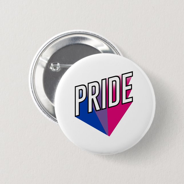 Bisexuell stolthet explosion knapp (Framsida & baksida)