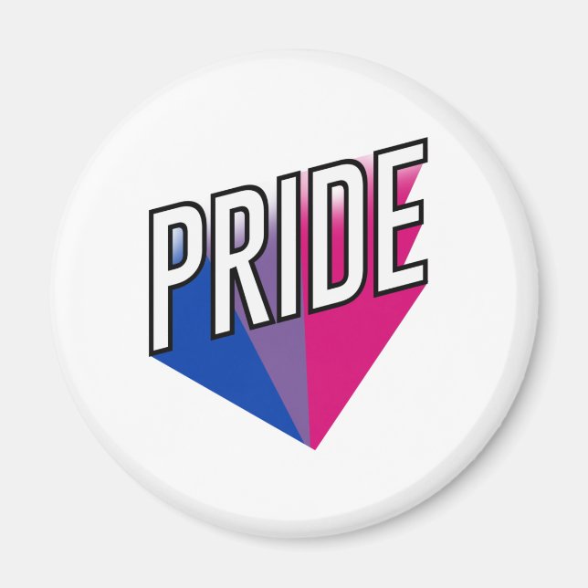 Bisexuell stolthet explosion magnet (Framsidan)