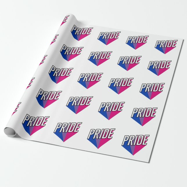 Bisexuell stolthet explosion presentpapper (Utrullad)