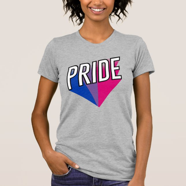 Bisexuell stolthet explosion t shirt (Framsida)