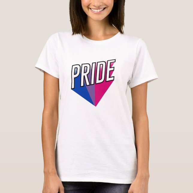 Bisexuell stolthet explosion t shirt (Framsida)