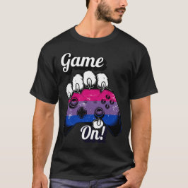 Bisexuell stolthet Game On Tiger Paw Controller Tr T Shirt