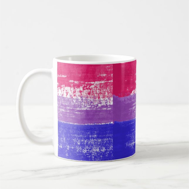 Bisexuell stolthet Måla Kaffemugg (Vänster)