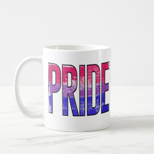 Bisexuell stolthet Ord Kaffemugg