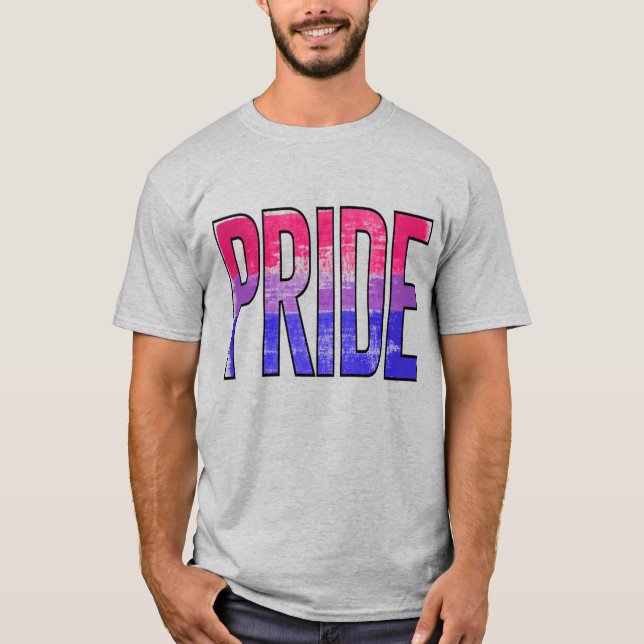 Bisexuell stolthet ord t shirt (Framsida)