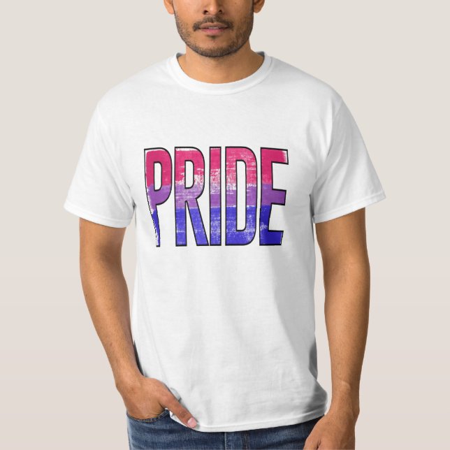 Bisexuell stolthet ord t shirt (Framsida)