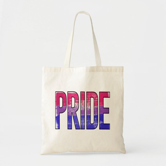 Bisexuell stolthet ord tygkasse (Framsidan)
