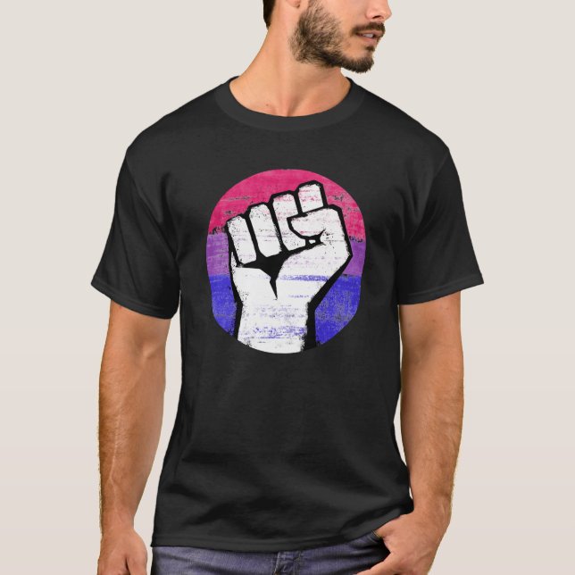 Bisexuell stolthet t shirt (Framsida)