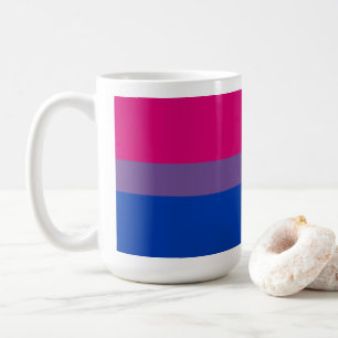 Bisexuell stolthetsbanner kaffemugg