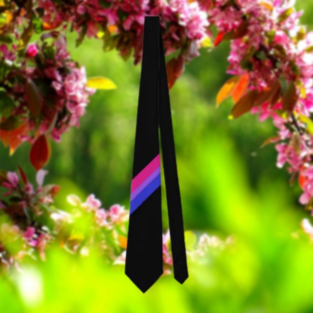 Bisexuell stolthetsdiagonal slips: Djärv och livfu Slips (Skapare uppladdad)