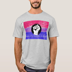 Bisexuell stolthetsexpanderande näve stolthet T-sh T Shirt