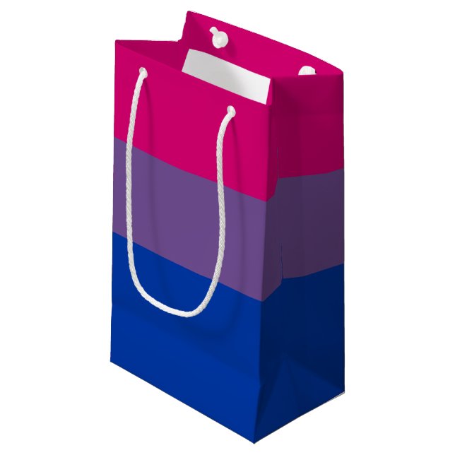 Bisexuell stolthetsflagga (Framsidan Vinklad)