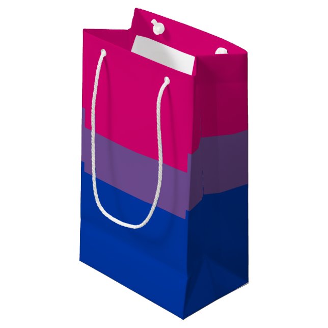 Bisexuell stolthetsflagga (Framsidan Vinklad)