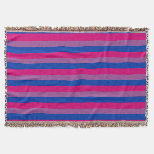 Bisexuell stolthetsflagga filt (Framsidan)