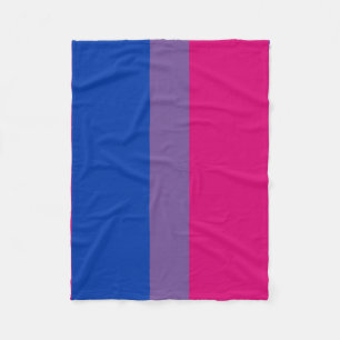 Bisexuell stolthetsflagga fleecefilt