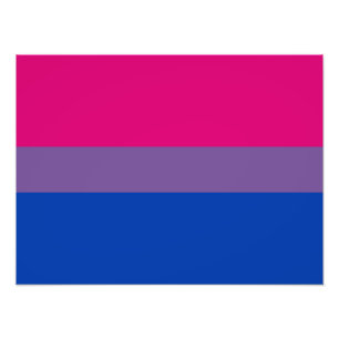 Bisexuell stolthetsflagga fototryck