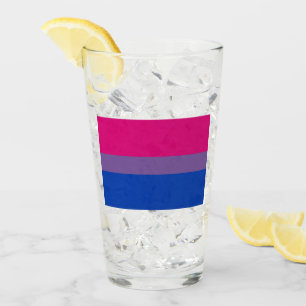 Bisexuell stolthetsflagga glaskopp