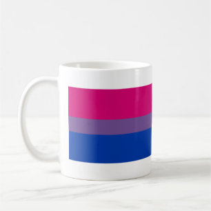 Bisexuell stolthetsflagga kaffemugg