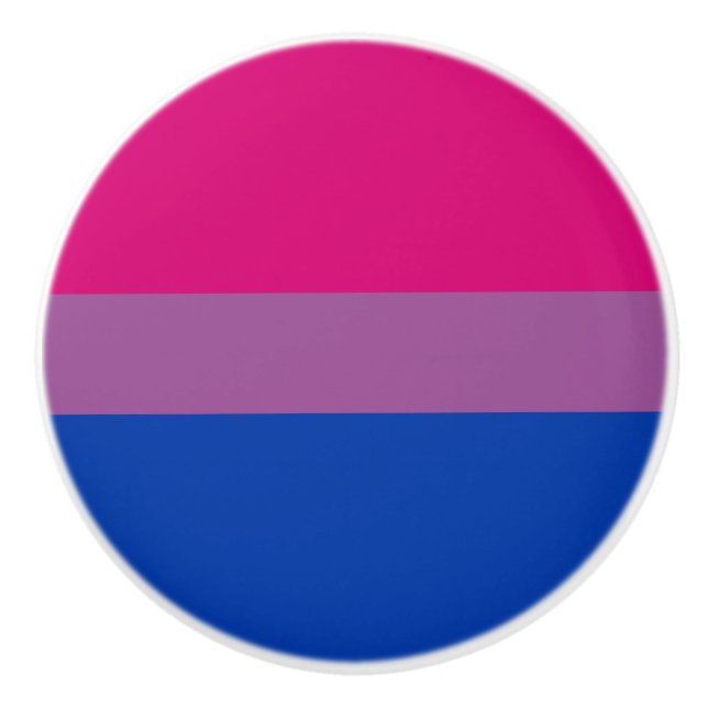 Bisexuell stolthetsflagga knopp (Framsidan)