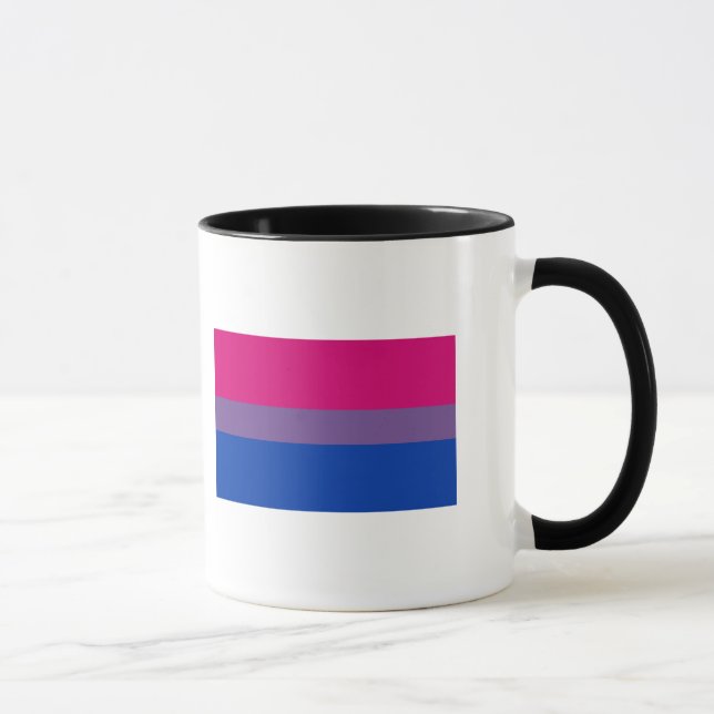 Bisexuell stolthetsflagga mugg (Höger)