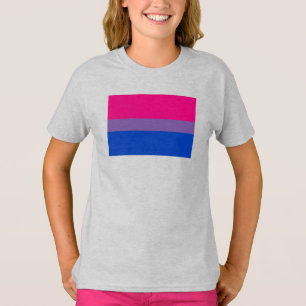 Bisexuell stolthetsflagga t shirt